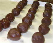 A tray of Norfolk Truffles